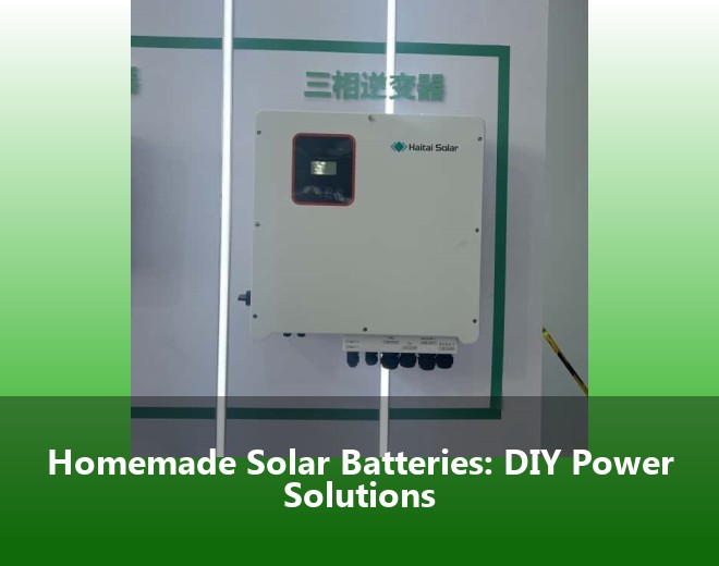 Homemade Solar Batteries: DIY Power Solutions
